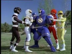 5 - Ninjor in same shot as Rangers