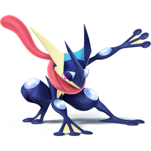 Greninja's artwork of Super Smash Bros. for 3DS/Super Smash Bros. for Wii U.