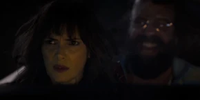 Joyce as Murray and Alexei laugh.