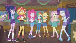 Twilight with his friends (Equestria Girls 4)