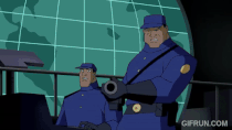 Batman vs. Savage's henchman (JL)
