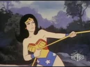 Wonder Woman in her early cartoon appearances.