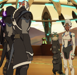 Allura, Kolivan and Slav in Olkarion