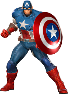 Captain America in Marvel vs Capcom Infinite.