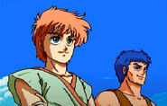 Adol and Dogi - Ys III opening - PC-Engine