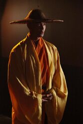 Kung Lao in his Shaolin monk's robes