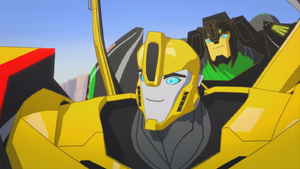 Grimlock with Bumblebee