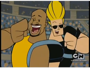 Johnny Bravo and Shaquille O'Neal