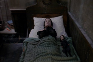 Sleeping Wednesday Addams