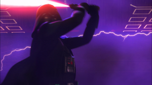 Darth Vader readies