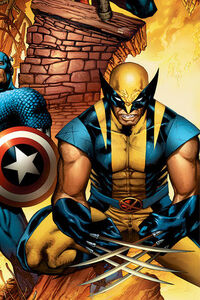 Wolverine and Captain America.