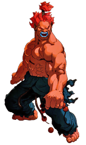 Akuma as seen in X-Men vs Street Fighter