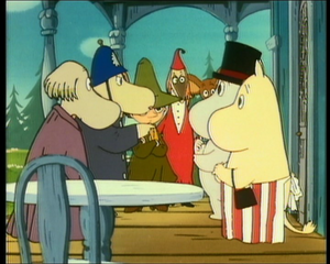 Everyone is angry screaming angrily at Moomin Family