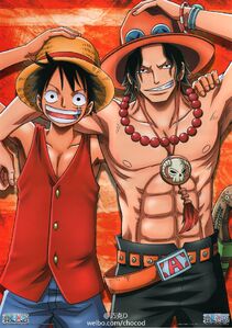 Luffy and Ace