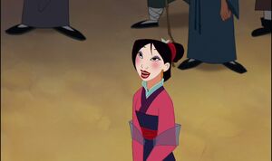 Mulan determined to make her family proud of her.
