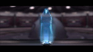 Vader hologram
