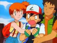 Ash, Misty and Brock (Attack of the Prehistoric Pokémon)
