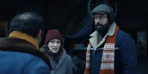 Murray and Joyce confused when the man laughs and jokes with them.