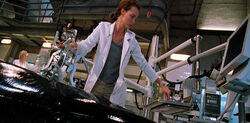 Susan enacts her experiment to retrieve the protein complex from the big shark's brain.