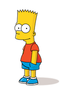 Bartman as his student ego Bart Simpson