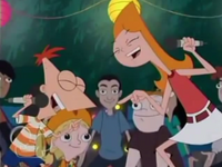 Phineas y candace (patio concierto)