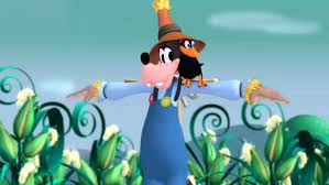 Goofy as the Scarecrow in the Mickey Mouse Clubhouse version.