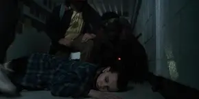 Lucas and Dustin rushing to El's aid.