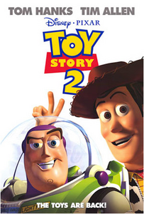 Woody and Buzz's poster for Toy Story 2