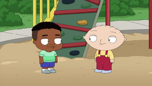 Stewie and Black toddler