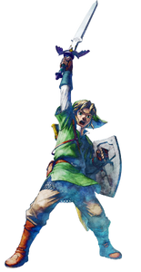 Link's official artwork from Skyward Sword HD.