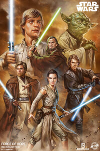 Star Wars Force of Hope Premium Art Print