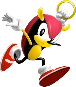 Mighty's artwork of Knuckles' Chaotix.