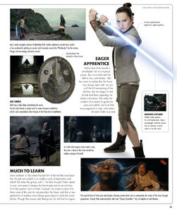 Rey in the Rise of Skywalker Visual Dictionary