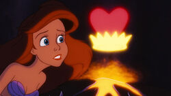 Ariel learning she needs to get Eric to fall in love with her during the three-day timespan.
