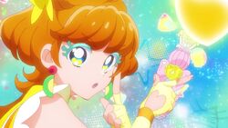 Mix Tropical A yellow heart pops out of Papaya's rod.jpg