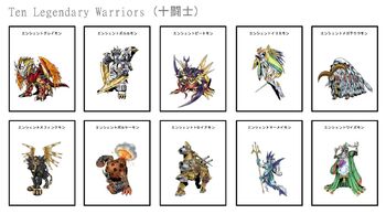 Ten legendary warriors by albertantonius-d6wgn7a