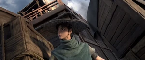 Chen Xiang looking up