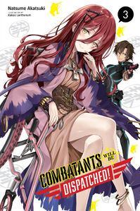 Six in the background of the cover of the third light novel.