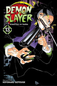 Genya in the cover of the thirteenth volume.