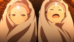 Baby Ram and crying Rem