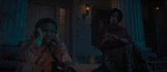 Later, Travis and his mom sit on the front porch, witnessing Ben return after being haunted by a ghost.