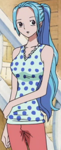 Nefertari Vivi's outfit seen in Movie 8.