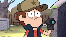 Dipper searching for evidence