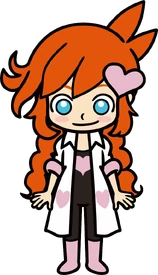 Penny without wearing her glasses in WarioWare Gold onwards.