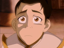 A terrified Zuko as his father is crowned the new ruler of the .