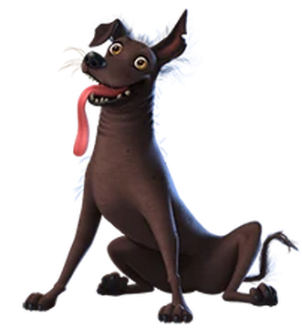 Dog in coco movie store