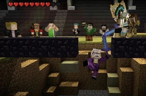 Hadrian falling.jpg (541 KB) Axel and the others watching as Jesse eliminates Hadrian.