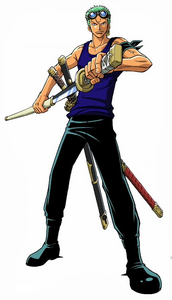 Zoro's outfit during the Skypiea Arc.