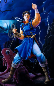 Richter Belmont as seen in Rondo of Blood and Dracula X