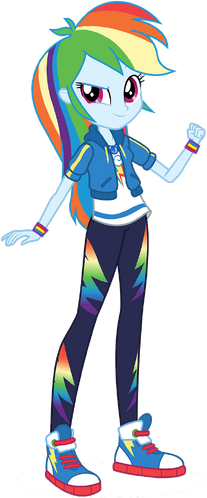 Equestria Girls Digital Series Rainbow Dash official artwork